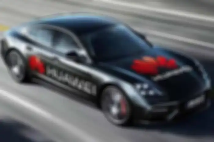 Ilustrasi mobil listrik Huawei.