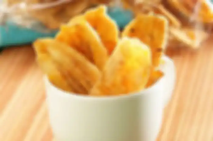 Resep keripik pisang asin