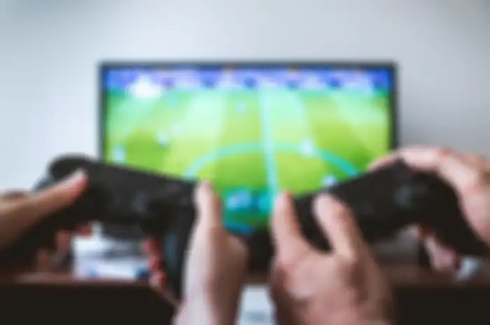 Ilustrasi bermain PS 4