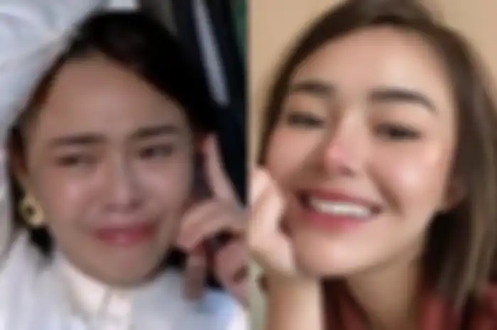 Andin di Ikatan Cinta (kiri) dan Amanda Manopo