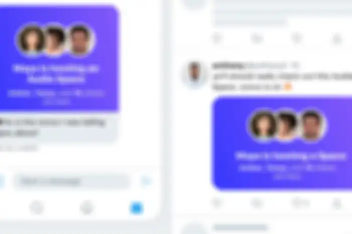 Fitur chat room mirip Clubhouse di Twitter, Spaces. 