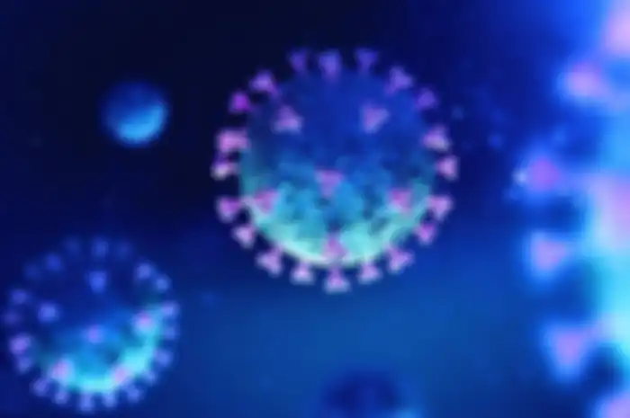 Ilustrasi virus corona (Covid-19)  