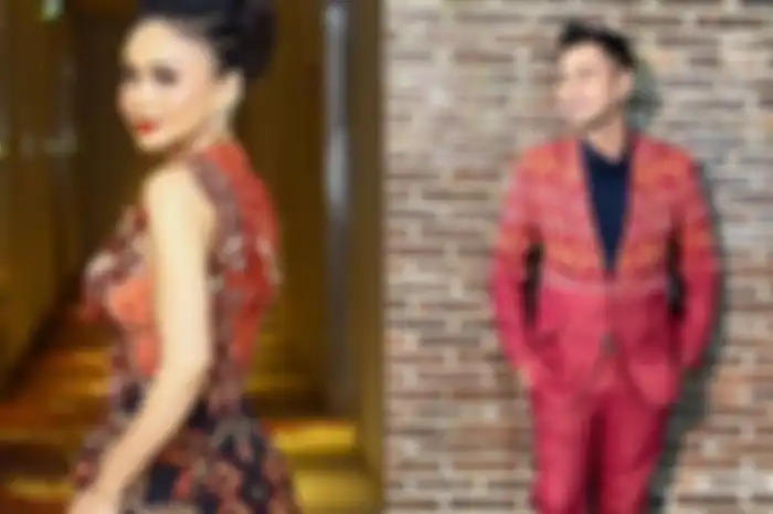 Kolase foto Yuni Shara dan Raffi Ahmad