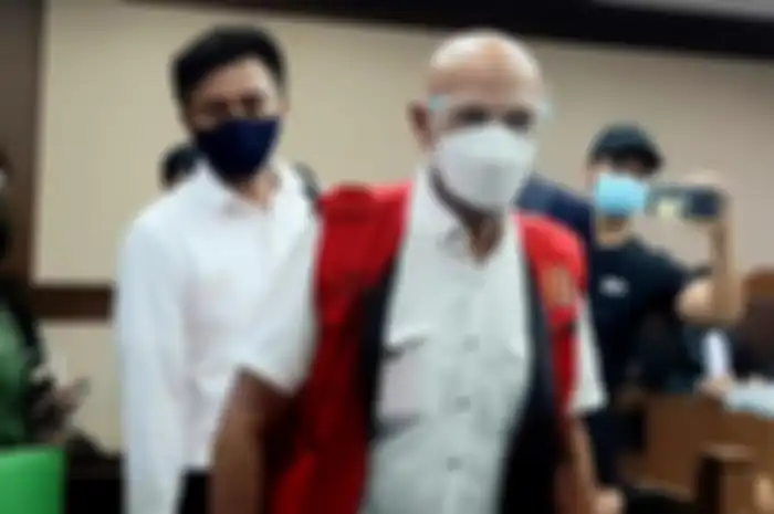 Mark Sungkar saat di Pengadilan Tipikor Jakarta Pusat.