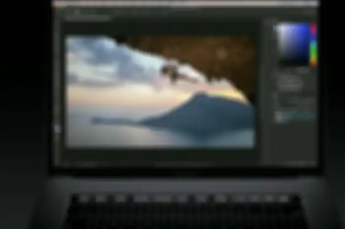Ilustrasi Photoshop di Macbook Pro