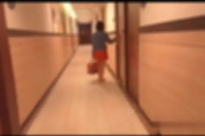 Potongan gambar video mesum dua sejoli di kamar hotel di wilayah Bogor, Jawa Barat.