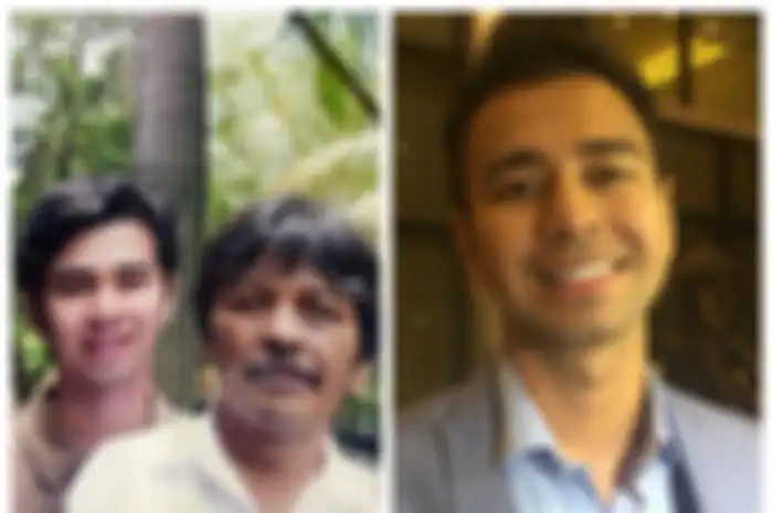 Raffi Ahmad dan ayahnya