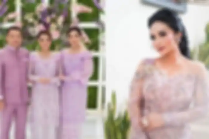 Kolase foto keluarga Hermansyah dan Krisdayanti