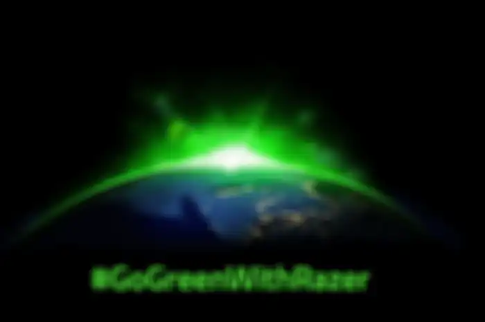 Poster Go Green Razer