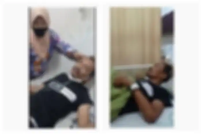 kondisi Ade Londok usai jatuh dari tangga
