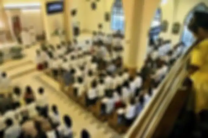Gereja Katedral Makassar yang jadi gereja tertua di Makassar, Sulawesi Selatan