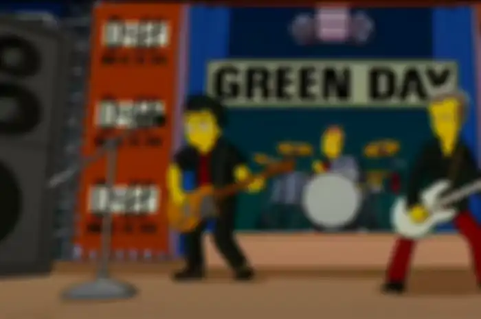 Green Day dalam The Simpson Movie.