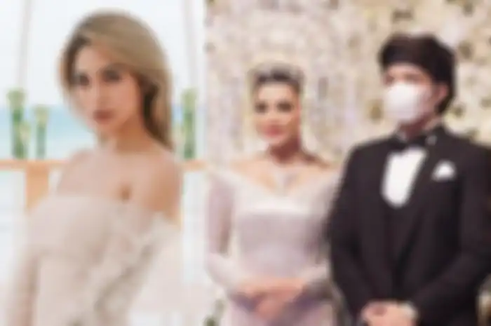 Penampilan Jessica Iskandar dipernikahan Aurel Atta 