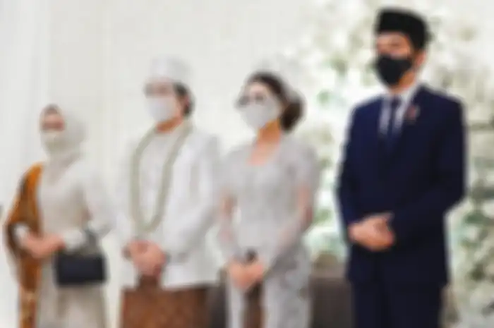 Atta Halilintar, Aurel Hermansyah, presiden Jokowi, Iriana Joko Widodo.