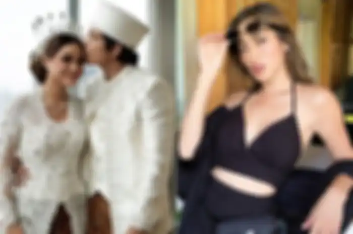 Gandeng Vincent Verhaag Saat Kondangan, Kebaya Seksi Transparan Jessica Iskandar Disebut Saingi Gaun Pengantin Aurel Hermansyah!