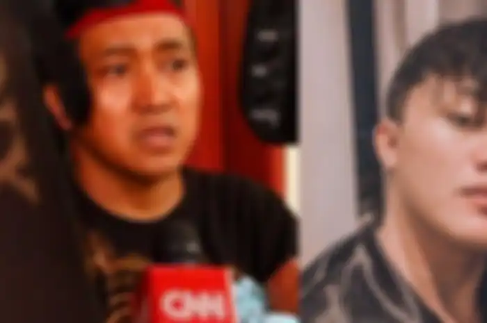 kolase foto Teddy dan Rizky Febian