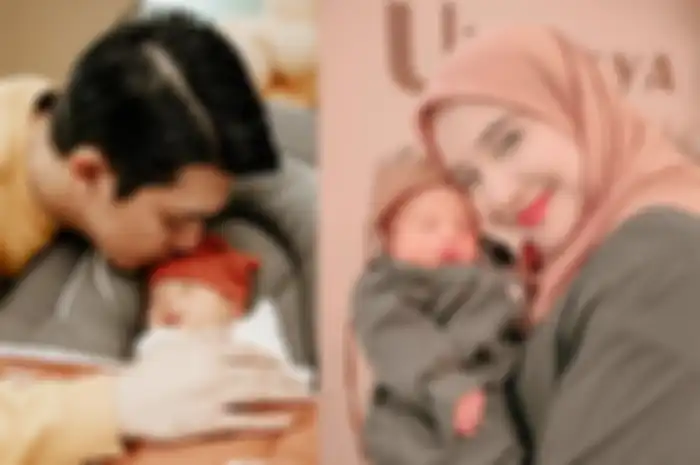 Zaskia dan Irwansyah bersama Ukkasya