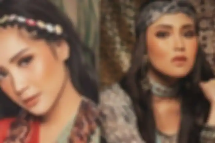 Kolase foto Nagita Slavina dan Ayu Ting Ting