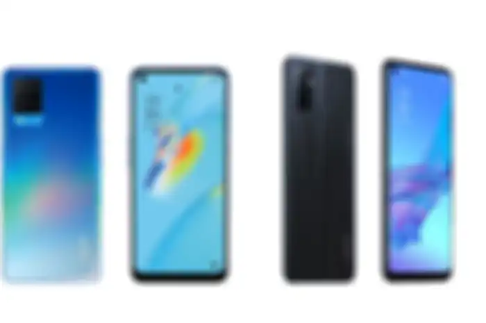 Oppo A54 (Kiri) dan Oppo A53 (Kanan)