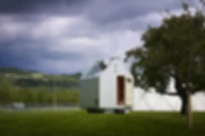 Rumah super mungil Diogene House, Jerman, tetap fungsional dan homy.