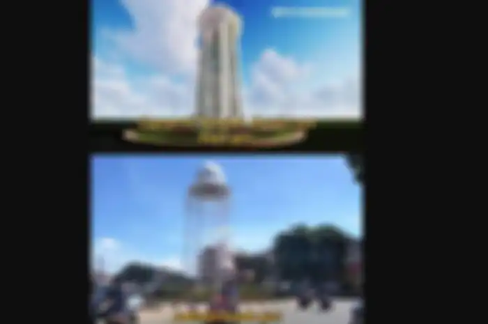 Mirip Toren Air, Foto Tugu Pamulang Ini Viral di Media Sosial