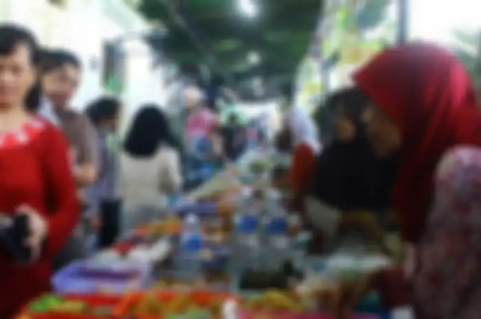 Arti dan Sejarah Ngabuburit - Ilustrasi Pasar Ramadhan