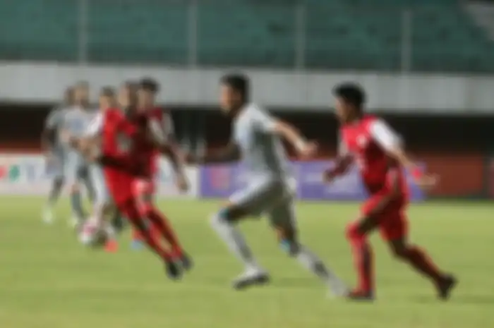 Wander Luiz dalam laga Persija vs Persib pada final leg pertama Piala Menpora 2021 di Stadion Maguwoharjo, Sleman, Yogyakarta, Kamis (22/4/2021).