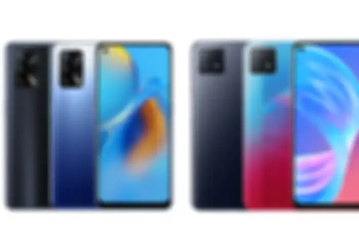Oppo A74 5G (kiri) vs Oppo A73 5G (kanan).