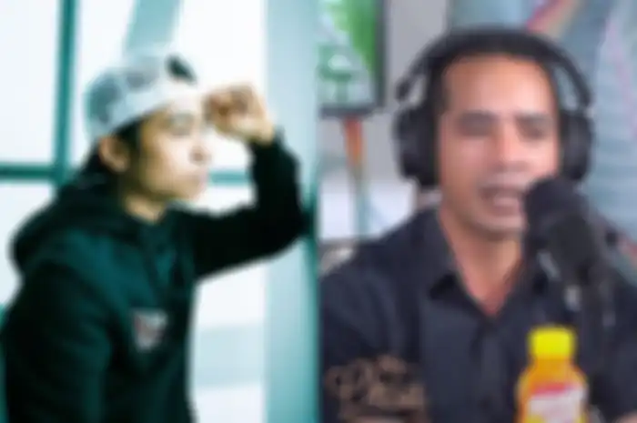 Kolase Foto Betrand Peto dan Ayah Kandungnya.