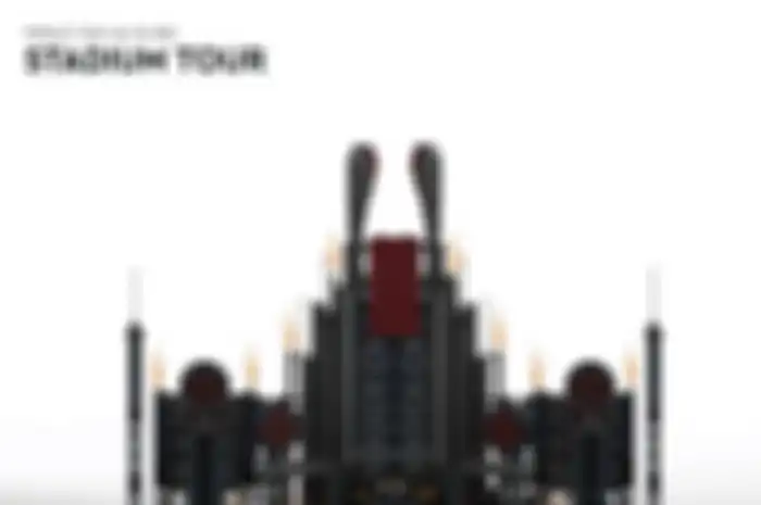 Set miniatur  panggung Rammstein di website Lego Ideas.