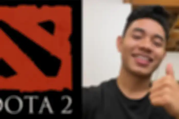Ilustrasi YouTuber Fiki Naki dan game Dota 2 yang gemar ia mainkan