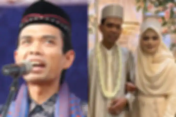 Foto Pernikahan Ustaz Abdul Somad dan Fatimah