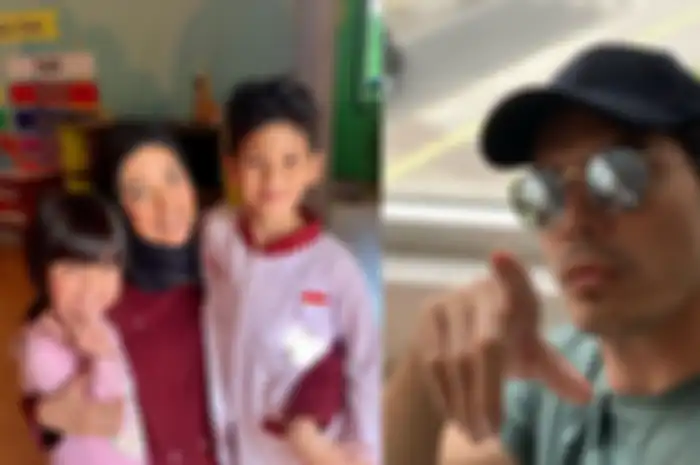 Kebersamaan Tsania Marwa dan kedua anak hasil pernikahannya dengan Atalarik Syach