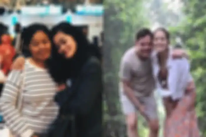 Kolase keluarga Gracia Indri