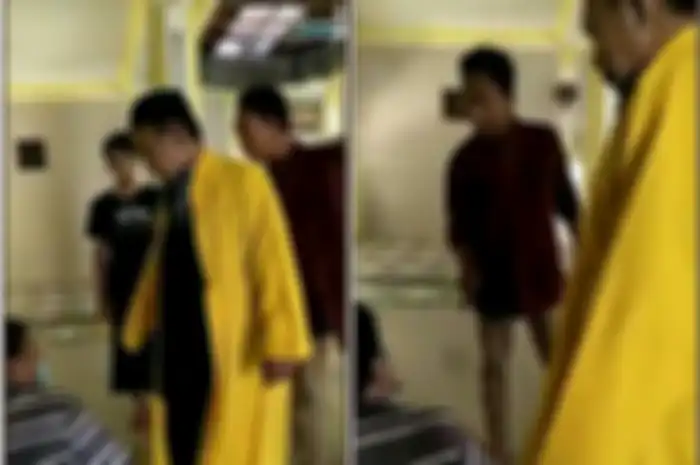 Viral seorang pria dilarang pakai masker di dalam masjid saat ingin shalat