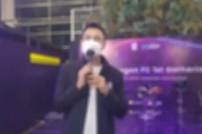 Raffi Ahmad saat dijumpai di acara silaturahmi Rans Cilegon FC, kawasan Peluit, Jakarta Utara, Minggu (2/5/2021).