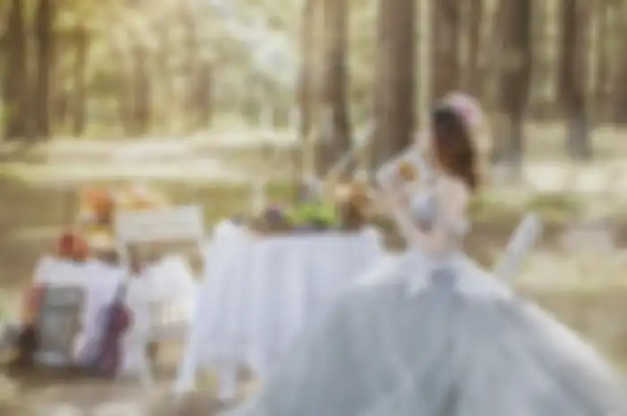 Ilustrasi gaun pengantin