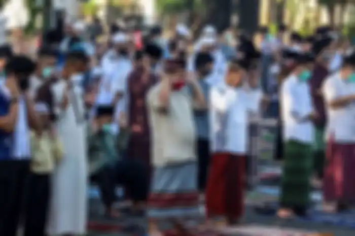 Ilustrasi salat idul fitri dikutip kompas.com