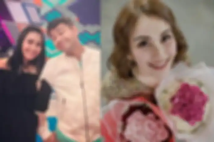 Ayu Ting Ting dan Raffi Ahmad saat mengisi acara Dahsyat
