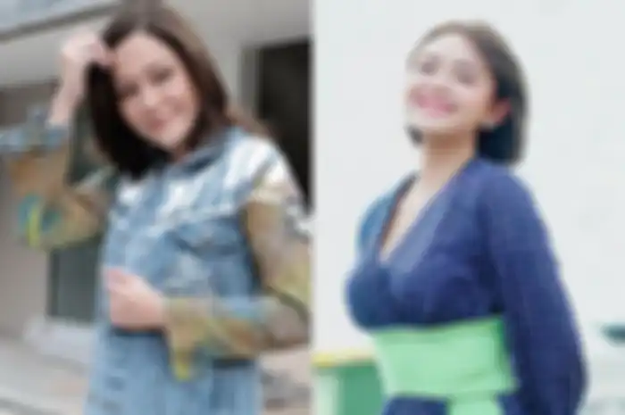Kolase foto Maia Estianty dan Amanda Manopo