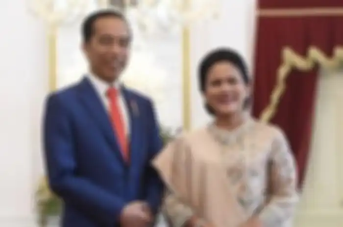 Potret Jokowi dan Iriana