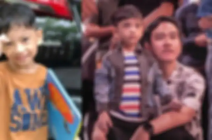 Potret Gibran Rakabuming dan putra sulungnya, Jan Ethes. 