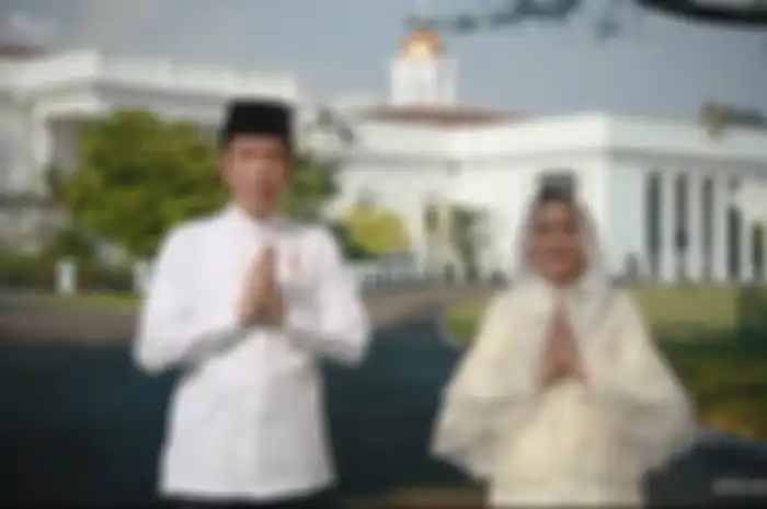 Presiden Joko Widodo dan Ibu Negara Mengucapkan Selamat Idulfiti 1442H
