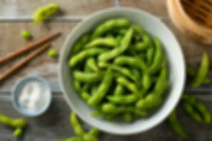 ilustrasi edamame yang baik untuk tubuh