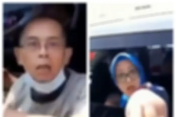 Viral video pemudik ngamuk-ngamuk ke petugas usai disuruh putar balik.