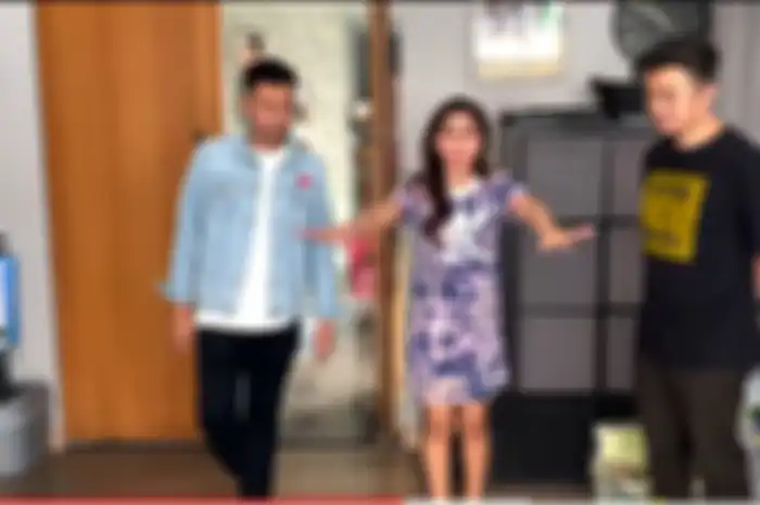 Raffi Ahmad, Nisya Ahmad dan Andika Rosadi.
