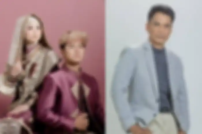 Kolase Foto Lesti Kejora, Rizky Billar dan Ayah Lesti