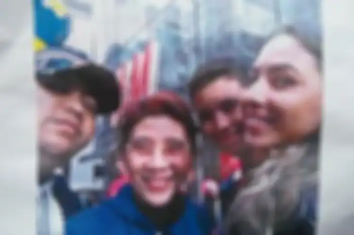 Foto Selfie Susi dan anak-anak (Panji paling kiri) di AS beberapa waktu lalu