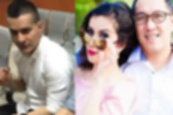 Kolase Steve Emmanuel (kiri) dan Andi Soraya bersama suami barunya (kanan)