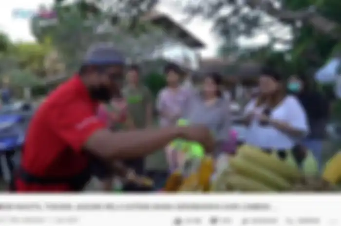 Nagita Slavina ngidam jagung bakar saat di Bali